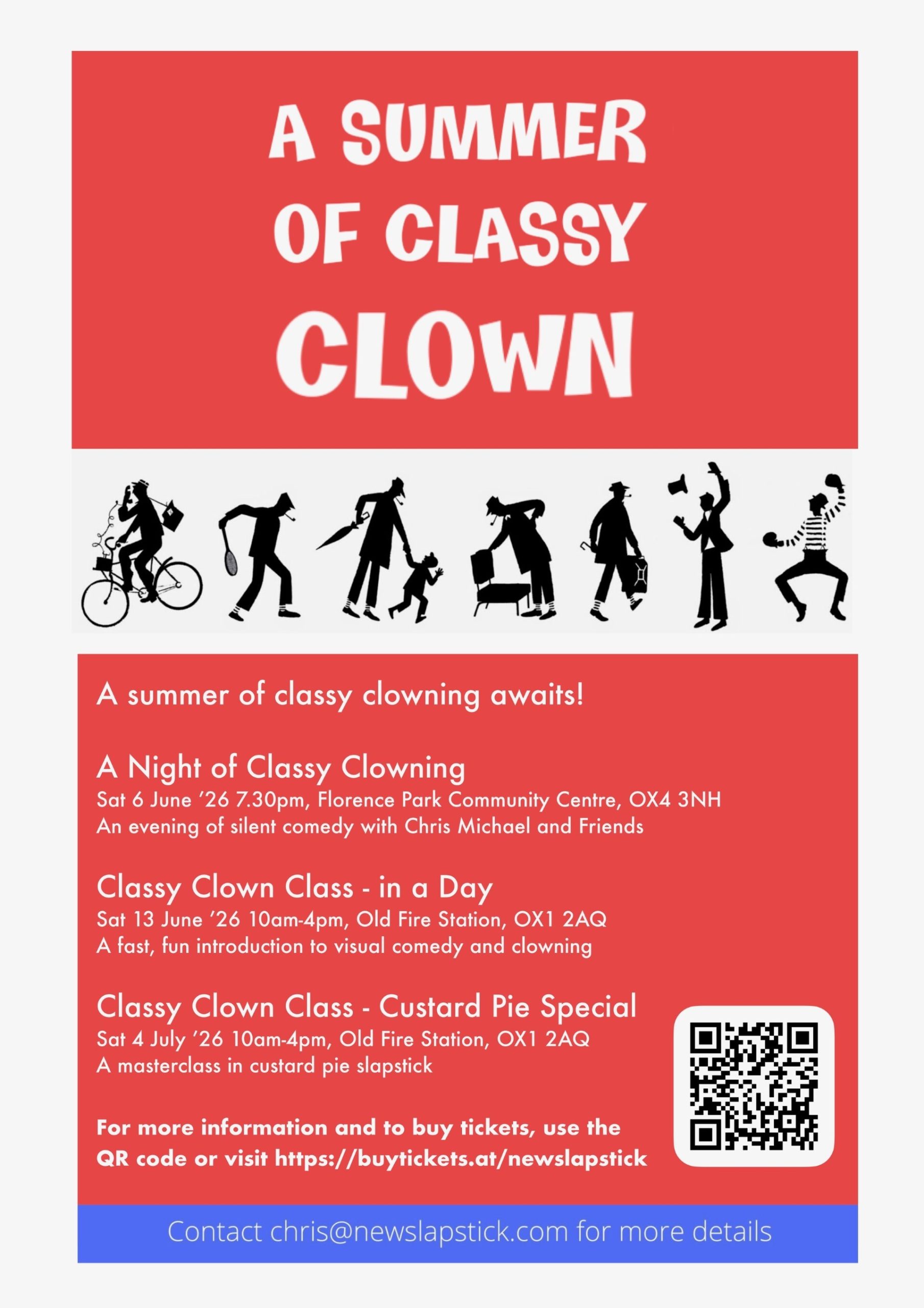 Classy Clown Class – In a Day! | Old Fire Station, Oxford